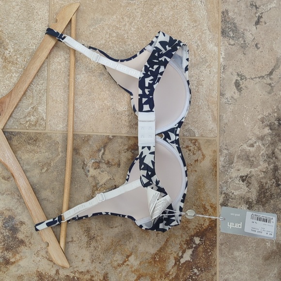 NWT Parah 34C Bra with Rhinestone Detail Geometric Underwire - Picture 7 of 10